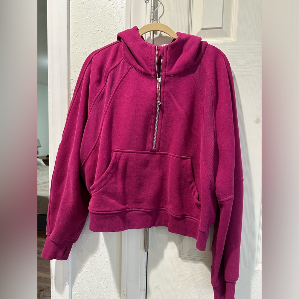 Lululemon Scuba Half Zip XL/XXL Magenta